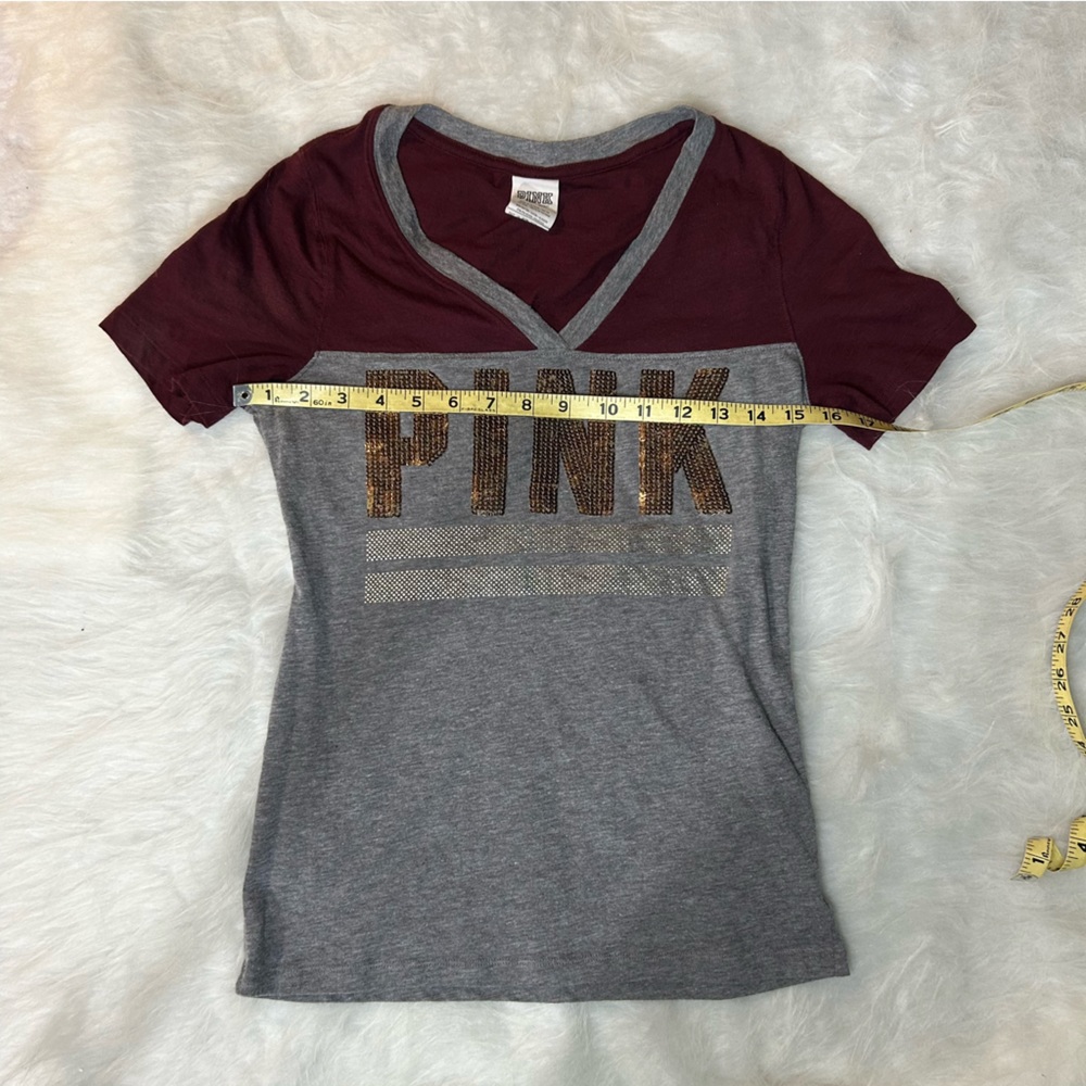 Vs Pink- Sequin Tee - image 5